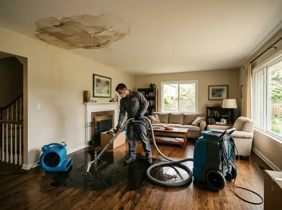 attic-pipe-burst-ceiling-drip-008 — frequently asked questions, Water Damage Restoration & Carpet Care in Meadowood, PA